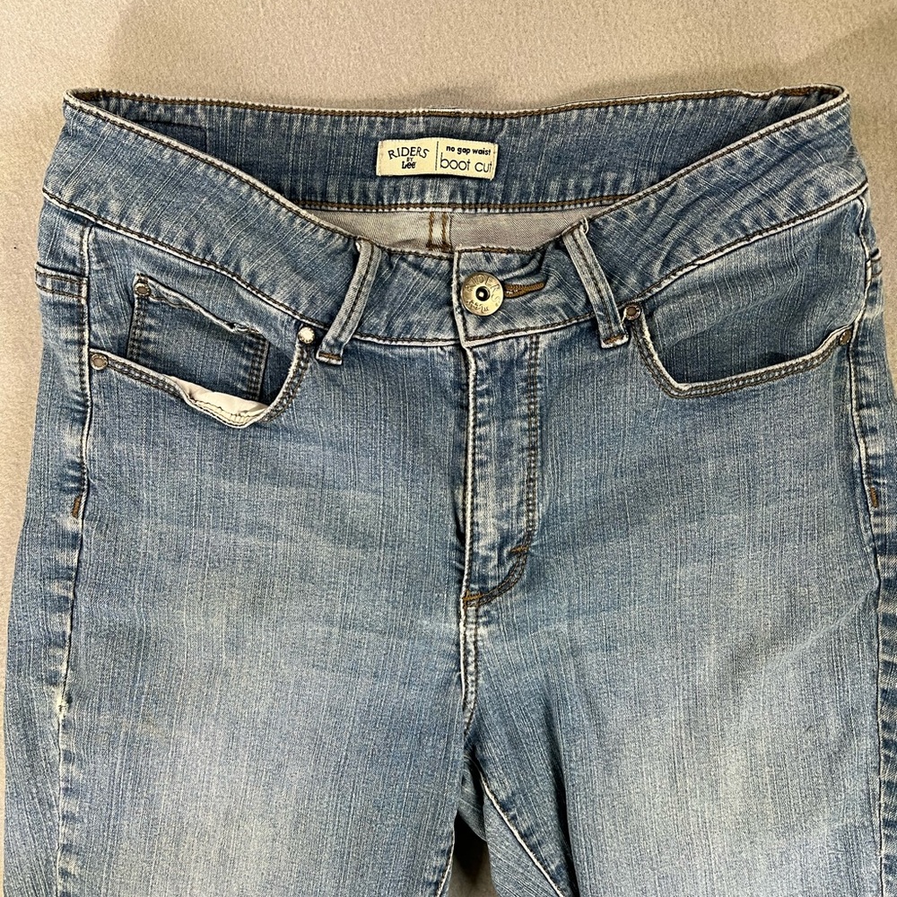 Riders By Lee Womens No Gap Bootcut Denim Size 28 - Picture 5 of 9